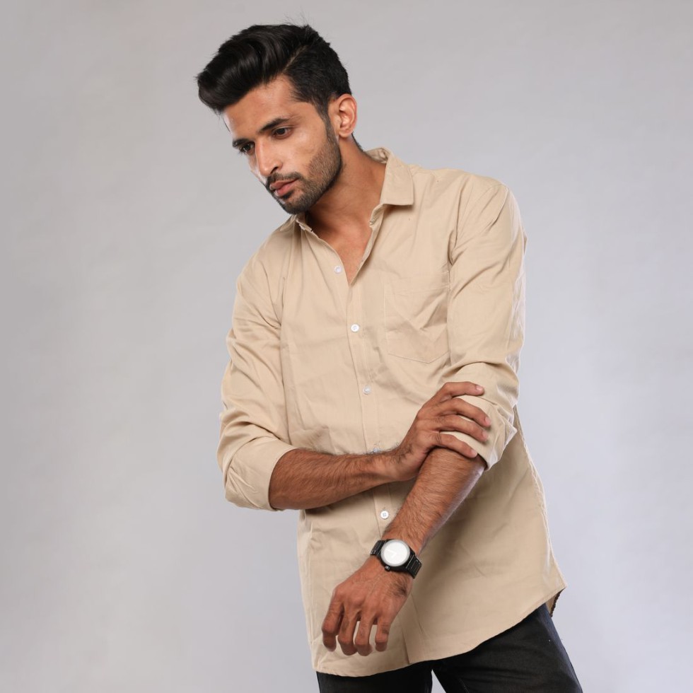 Relaxed Linen-Blend Shirt